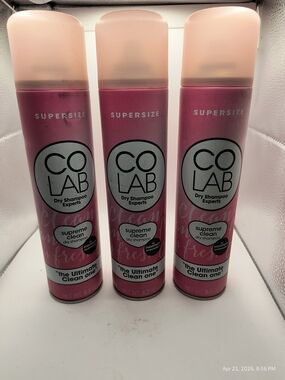 CO LAB Supreme Clean Dry Shampoo Supersize 8.2 oz The Ultimate Clean One 3 Pack
